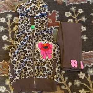 Sesame Street Elmo Fleece Vest & Pants, Size 5T